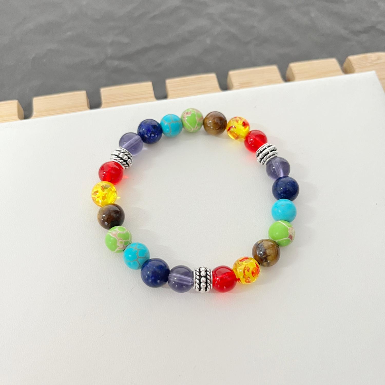 JYL TS Bracelet Ladies Energy Beaded Enhances Vitality & Positive Flow T813 гагат
