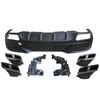 Gloss Black Rear Diffuser Tailpipe for Mercedes GLE Coupe W292 GLE63 AMG