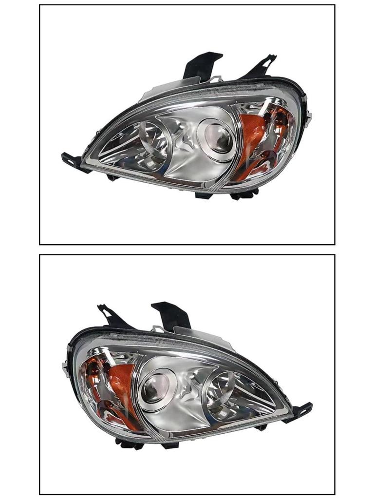 Compatible Front Headlight Lamp for Mercedes ML/GL Class W163 (1638204561/1638204661)