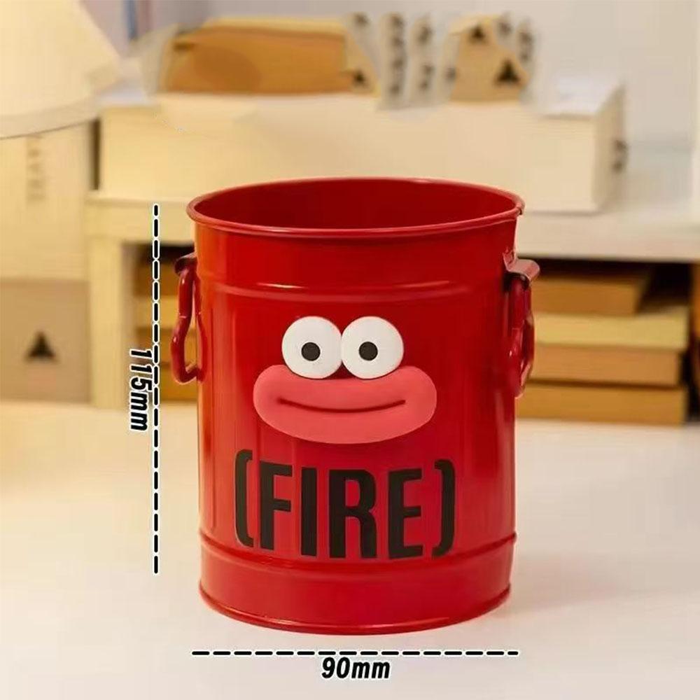 

1PC funny cute pen holder Large capacity student desktop storage box Girl office children light luxury luxury decoration [includ червоний