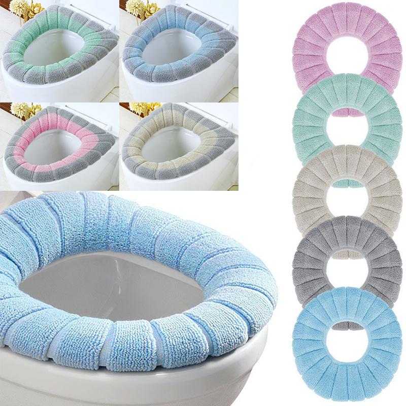 

Сиденье для унитаза в ванной комнате, моющийся мягкий теплый коврик, чехол для подушки