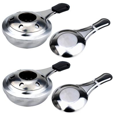 2PCS Frame Adjustable Mini Furnace Stainless Steel Burner for Outdoor Backpacking Picnic Hiking