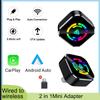 2025 NEW Wireless Carplay Adapter Android Auto 2in 1 Smart Dongle WIFI For Iphone Android Phone For Volvo Benz Mg Kia Chery VW