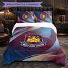 West Ham United Calcio Set Biancheria da Letto 3 Pezzi Morbido Set Copripiumino con Federe Set Decorazione Camera da Letto per la Casa