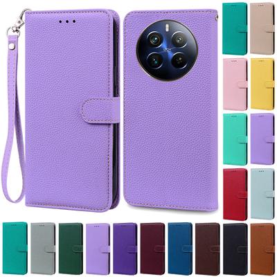 For Realme 12 Pro Plus Case Leather Wallet Flip Cover Phone Case For Realme 12 Pro 5G Case Coque Fundas For Realme 12 Pro+ Cover