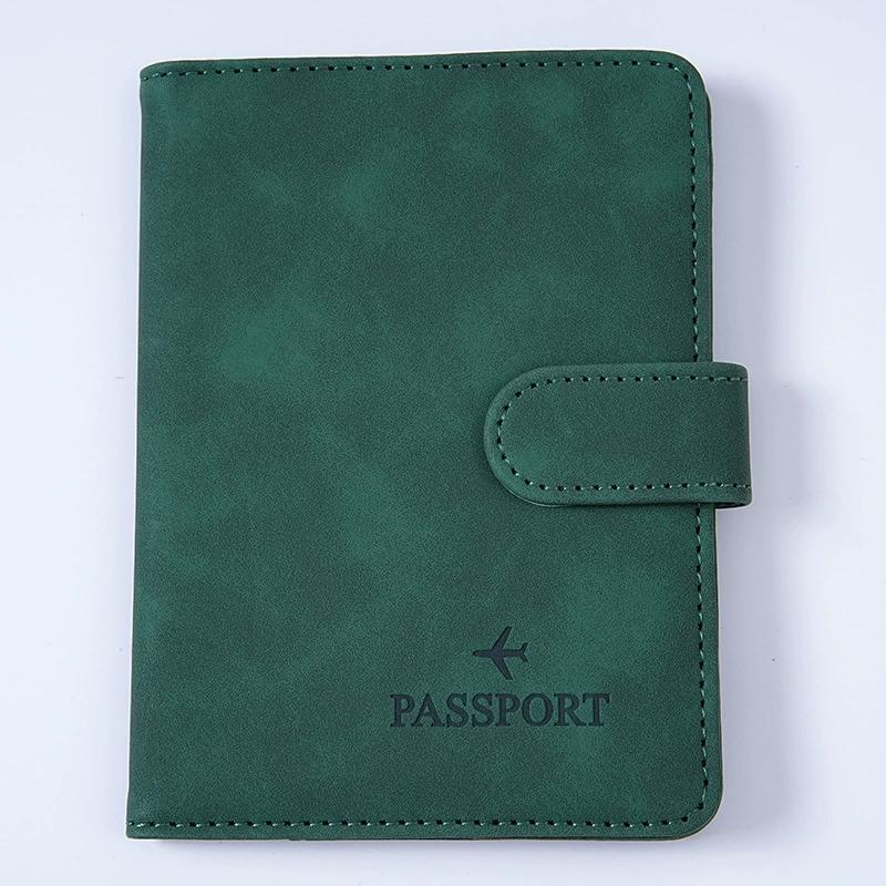 Passport Holder Cover Wallet RFID Blocking Leather Card Case Travel Accessories for Women Men