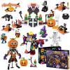3D Stereo Airplane BoxBlind Box Halloween BuildingBlock Toy Assembled Gift Pumpkin Lollipop SmallParticle BuildingBlocks