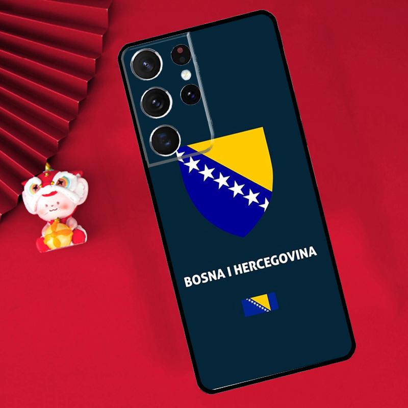 Bosnia and Herzegovina Passport Case For Samsung Galaxy S24 Ultra S22 S23 Plus Note 10 Note 20 S8 S9 S10 S20 S21 FE Cover