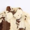 Autumn new women's clothing, European and American French animal print artificial fur effect coat