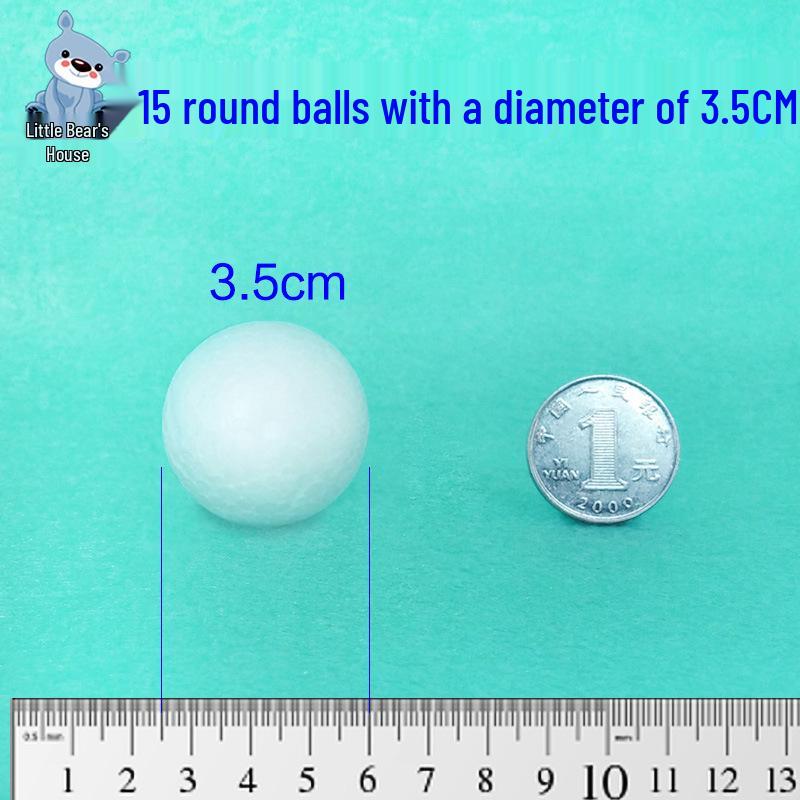 Solid White Styrofoam Balls for Wedding and Festival Decorations - DIY Round Foam Balls