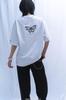 [Yushin Rengetsu Co., Ltd.] STEINS;GATE Makise Kurisu Ink Painting Style White Monochrome T-Shirt (JP, Alphabet, XL)
