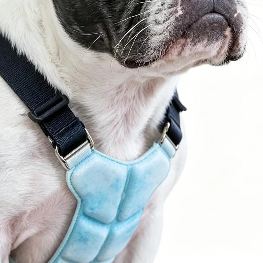 Padded Design Pet Cooling Vest Breathable Adjustable Pet Harness Dog Cooling Harness Travel