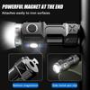 New Ultra Bright Flashlight 6*P35 LED Mini Outdoor Powerful Torch USB Rechargeable Waterproof Light With Magnet Emergency Lamp