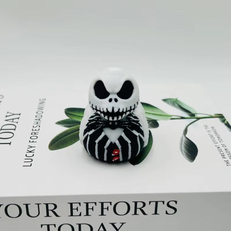 MINISO 3D Printed Duck Model Toy Simulated Animals Death God Duck Ghost Duck for Home Desk Decoration or Kids Christmas Gifts