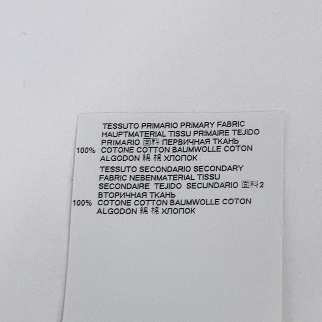 Maison Margiela S50GC0533 19Stainless Steel White Crew Neck T-Shirt tops 44 whiteUsed