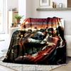 The Sci-fi Game Resident Evil Features the Umbrella Corporation Blanket a Soft Home Furnishing Nap Decoration a Warm Sherpa Blanket for All Seasons U1