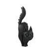 Halloween Miniature Resin Scary Cat Tabletop Decoration , Living Room Haunted House Party Tabletop Centerpiece Halloween Statue