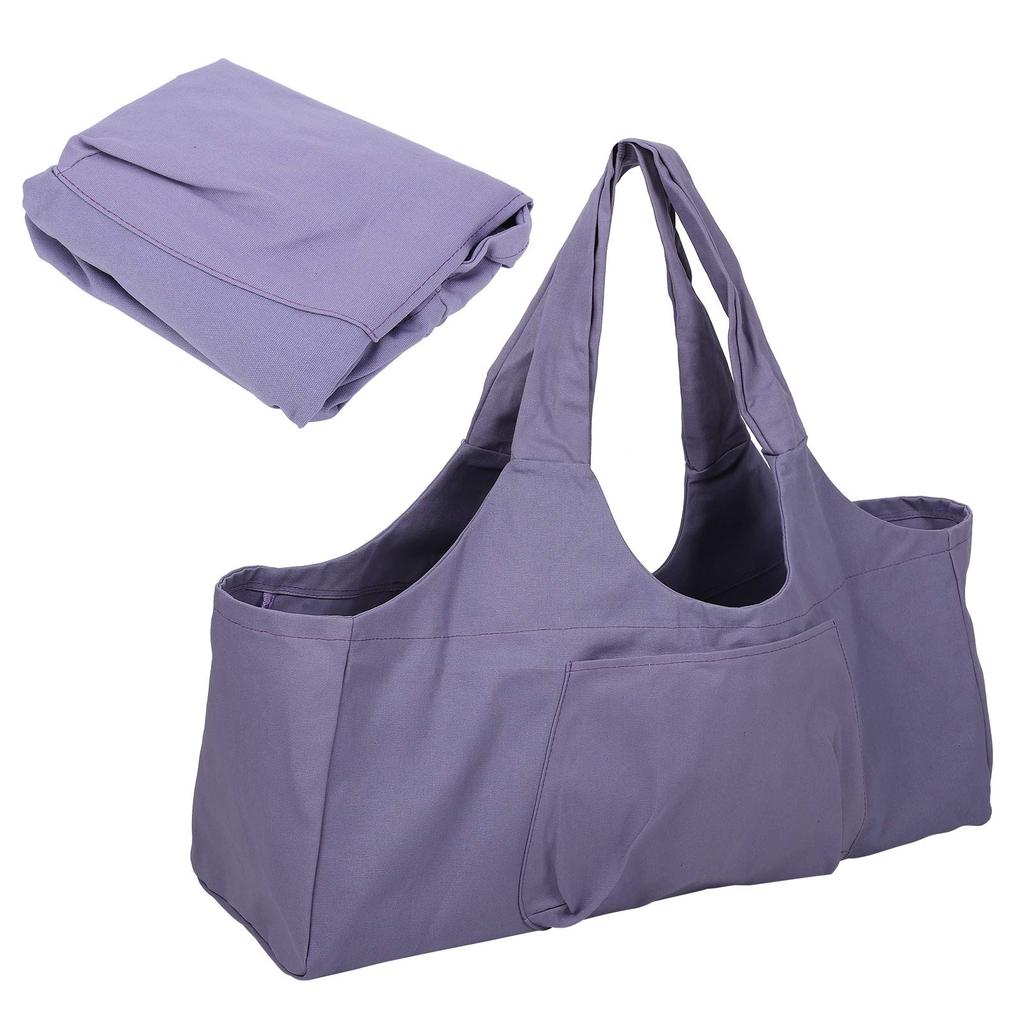 Yoga Mat Tote Large for for Stylish Bag, Bag, Capacity, Lightweight, Durable, Travel, Women, (purple)
