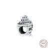 Äkta 925 Sterlingsilver Alla Ombord Kryssningsfartyg Berlocker Pärlor för Smyckestillverkning Passar Original Armband Berloques Bijoux Femme