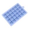 Silicone Ice Cube Tray with Lid, 24 Square Holes for Baby Food, Fruit Puree, Cheese, or Jelly Mold.