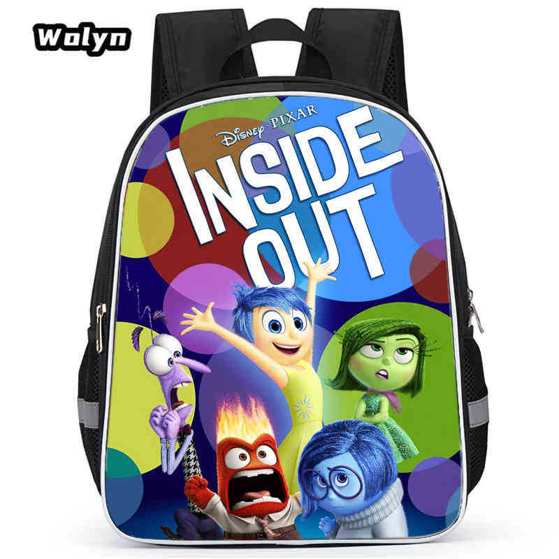 Mind Secret Service 2Ide Out Simple Cute Backpack Student School Bag Backpack