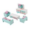 Miniature Dollhouse Furniture Set Living Room Scene Pretend Play Furniture Toys Educational Toy for 