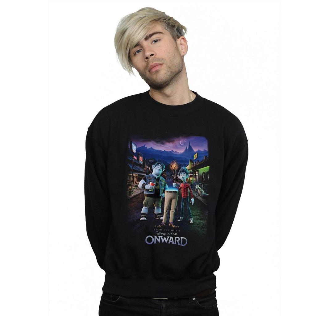 Disney Mens Onward Character Poster Sweatshirt