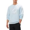Anta FW22 Letter Pattern Appliqué Pullover Sweatshirt Unisex sweatshirt Blue 152237737-2