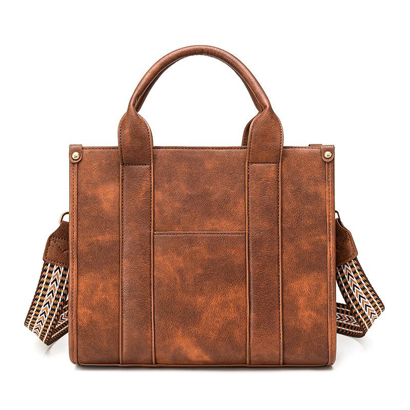 

Large Capacity Women s Shoulder Bag, Versatile Fashi Handbag for Travel & Commute, Top Handle Purse for Daily Casual Use коричневий
