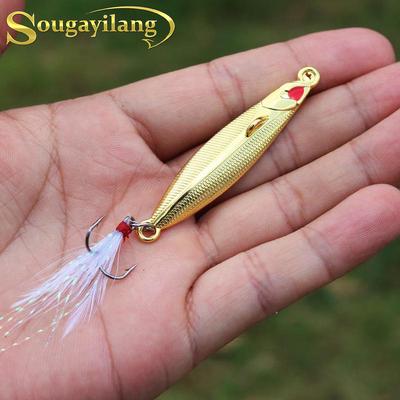 Metal Hard Lure Spinner Spoon Fishing Lure Artificial Jig Wobblers Popper Bait Fishing Hooks Baits