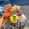 Unique Plush Sports Series Key Charm Baseball Tennis Bag Pendant Cartoon Basketball Keyring Key Chain