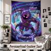 Wall Hanging Tapestry With Custom Name & Text, Fortnite Decorative Tapestry For Bedroom