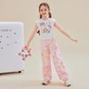 Hello Kitty Girls' Dopamine Color Block Summer Two-Piece Set