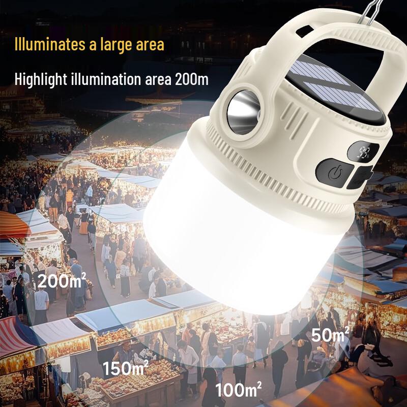 Solar Rechargeable Outdoor Camping Lantern