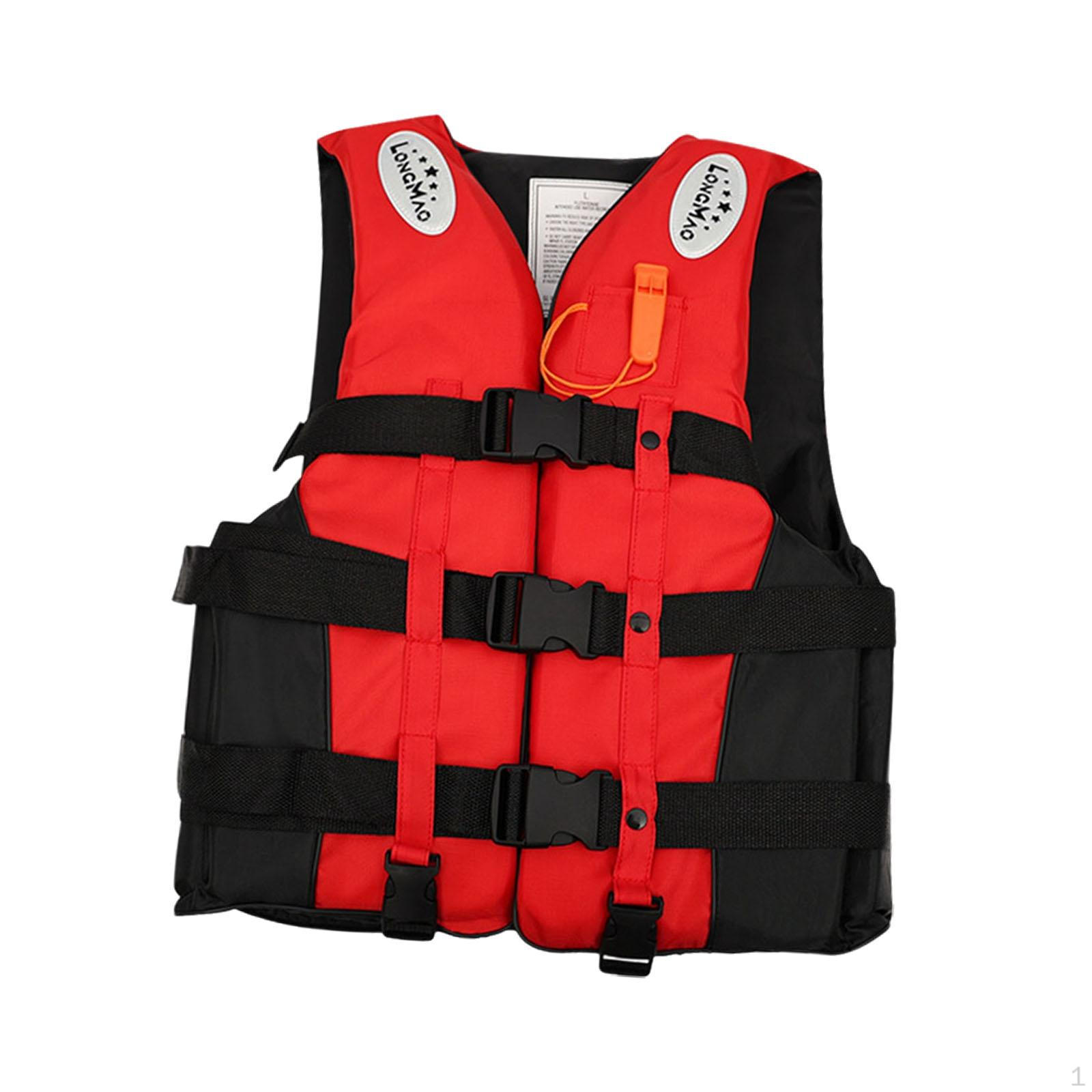 

Swim Boating Life Vest with Whistle Water Sport Activities for Paddle Unisex