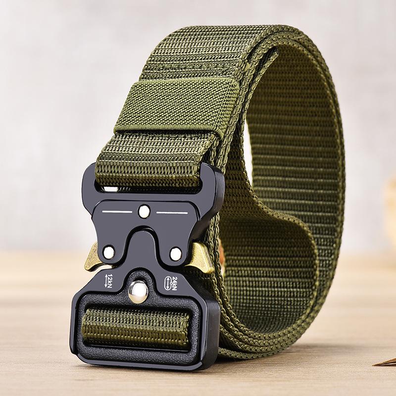 Männer Gürtel Armee Outdoor Jagd Taktische Multi Funktion Kampf Überleben Hohe Qualität Marine Corps Leinwand Für Nylon Gürtel