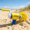 Ice Cream Cone Shaped Sand Drill Toy Textured Grip CrankOperated Auger Molded for Kids,