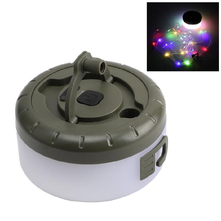 Outdoor Camping LED String Light with Multiple Lighting Mode Rechargeable Camping Lights, IP67 Waterproof Tent Light
