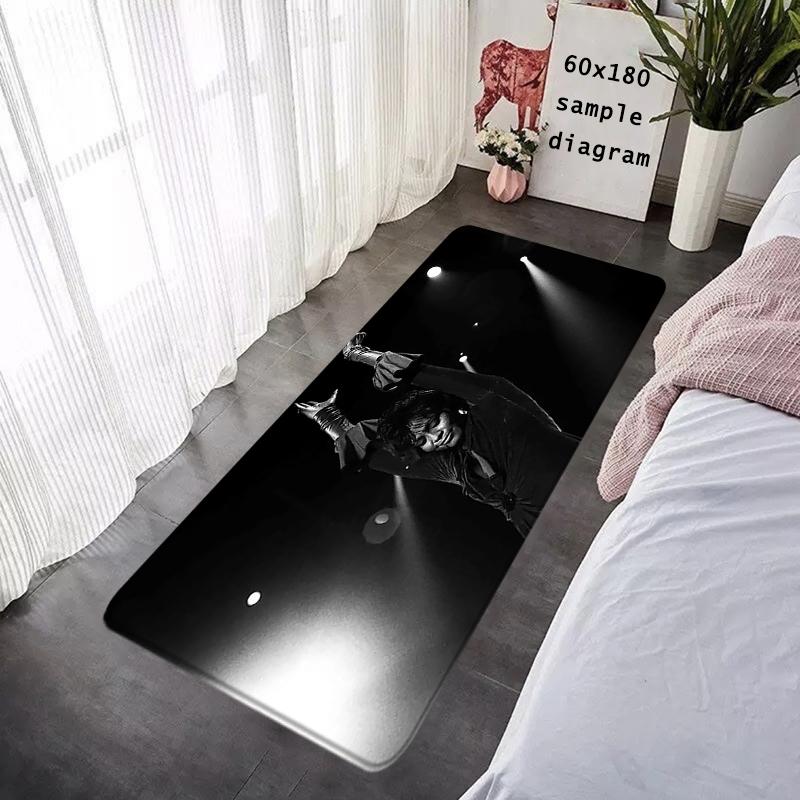 Foot Rug Welcome Floor Mat for Entryway Whitney Houston Bathroom Hallway Carpet Kitchen Water Adsorbed Rugs Fluffy Home Decor