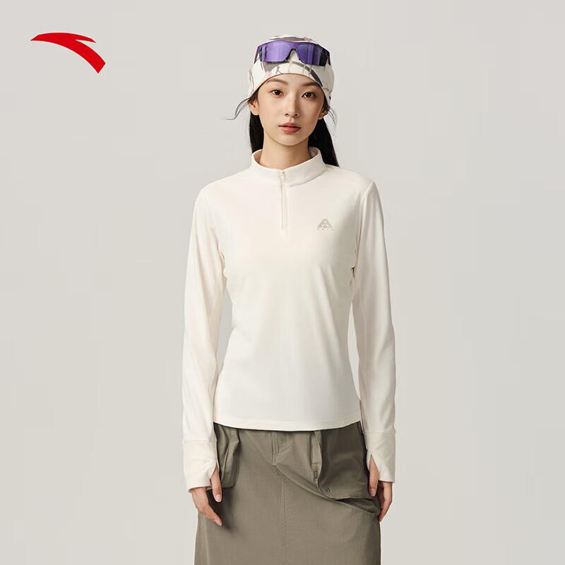 Anta Women's Outdoor Half-Zip Thermal Long-Sleeve Top