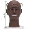 Glatze Mannequin Kopf Make-Up Puppe Freistehende Robuste Perücke Display Puppe für Schal Salon