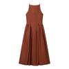 Autumn European and American Women's Clothing Large Skirt Sleeveless Suspender Dress