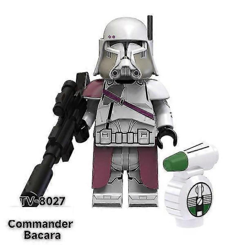 8 st/set Star Wars Serien Byggklossar Minifigurer Leksak Darth Maul Obi-wan Rey Montering Actionfigurer Leksaker Barn Fans Samlarobjekt Gåva