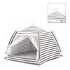 Warm Pet Sleeping Tent Removable Cotton Linen Pet Indoor Tent for Cats Dogs Small and Medium Sized