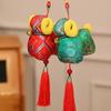 Polyester Fiber Sheep Plush Doll Chinese Style Bag Charm Festive Vibe Key Pendant  Gift