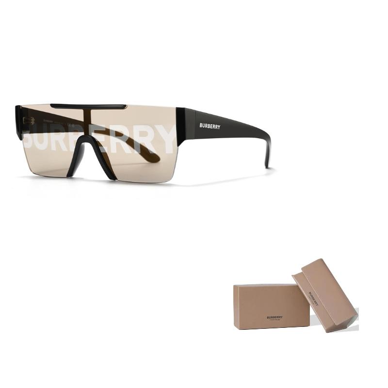 

Burberry Square One-Piece Hip Hop Star Style Irregular Sunglasses Unisex Couple Style F