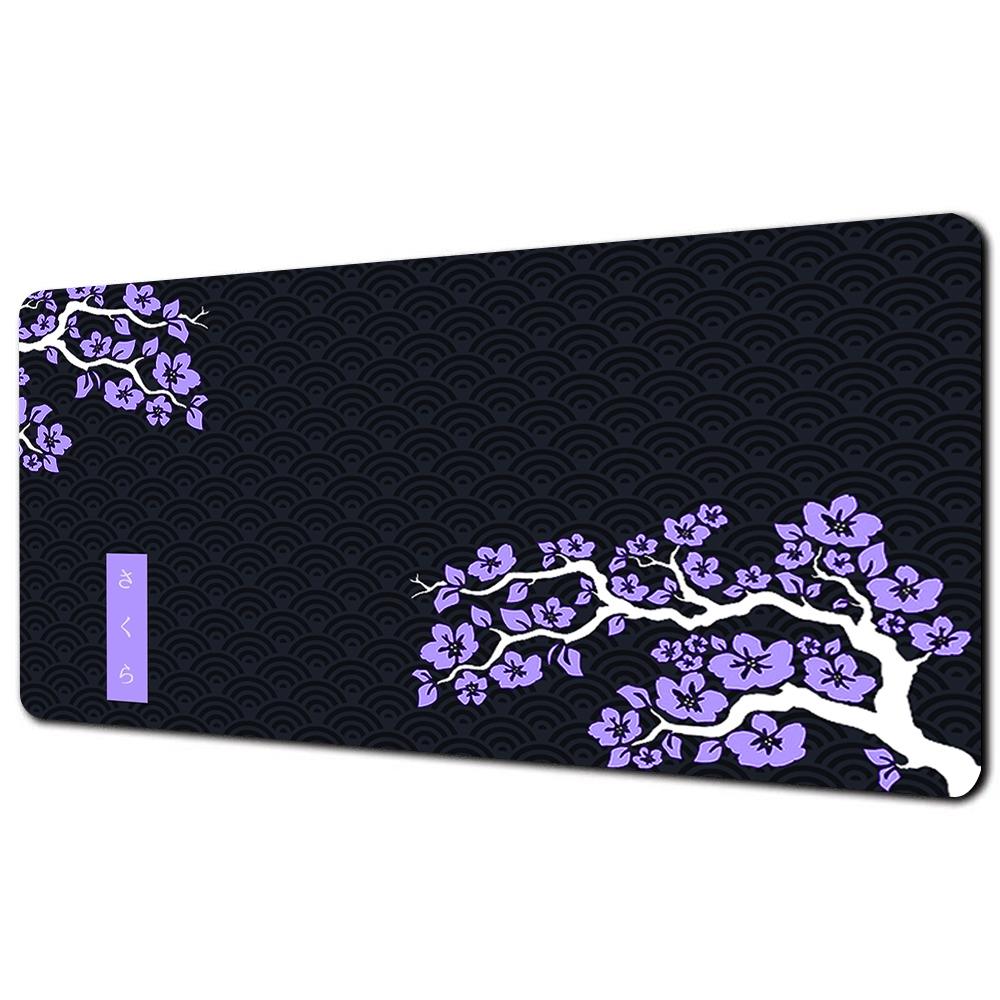 Large Gaming Mouse Pad XXL Sakura Desk Mat Computer Keyboard Mat Pink Cherry Blossom Mouse Mat Big Mousepad Gamer x Carpet