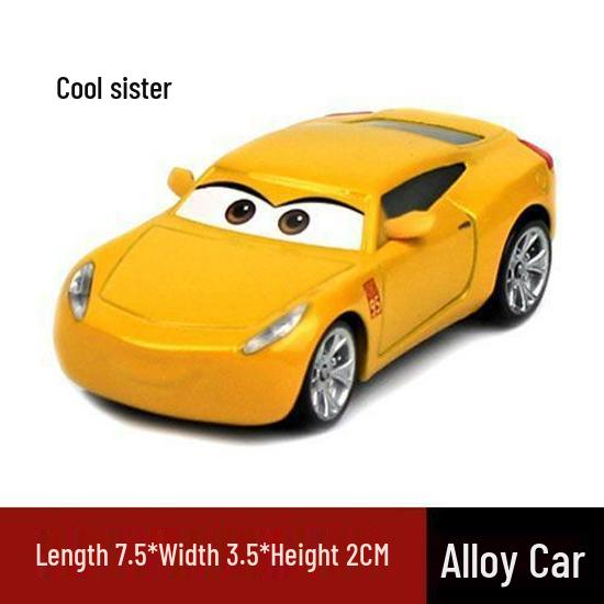 Authentic Alloy Car Set: Lightning McQueen, Mater & King - Road Rage Toys Collection for Kids