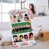 Korea E-Enhypenes Singing Microfiber Beach Towel Absorbent Quick dry Soft Yoga Swimming Resort Mountain Climbing Towel