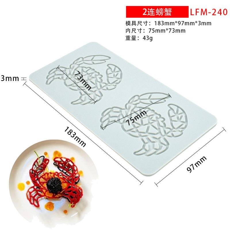 Multi-Skull Fish Bone Silicone Cake Mold Baking Lace Decorating Tool For Cake Borders Kitchen & Baking Accessories Mold